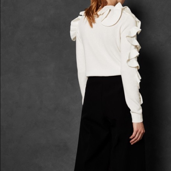 Ted Baker Ruffle Sweater - Picture 3 of 5